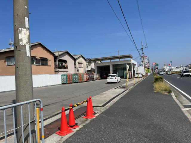 貸土地 大阪府泉佐野市 ◎敷地面積234坪　国道26号線沿い好立地物件　駐車スペース付の平家建物件！